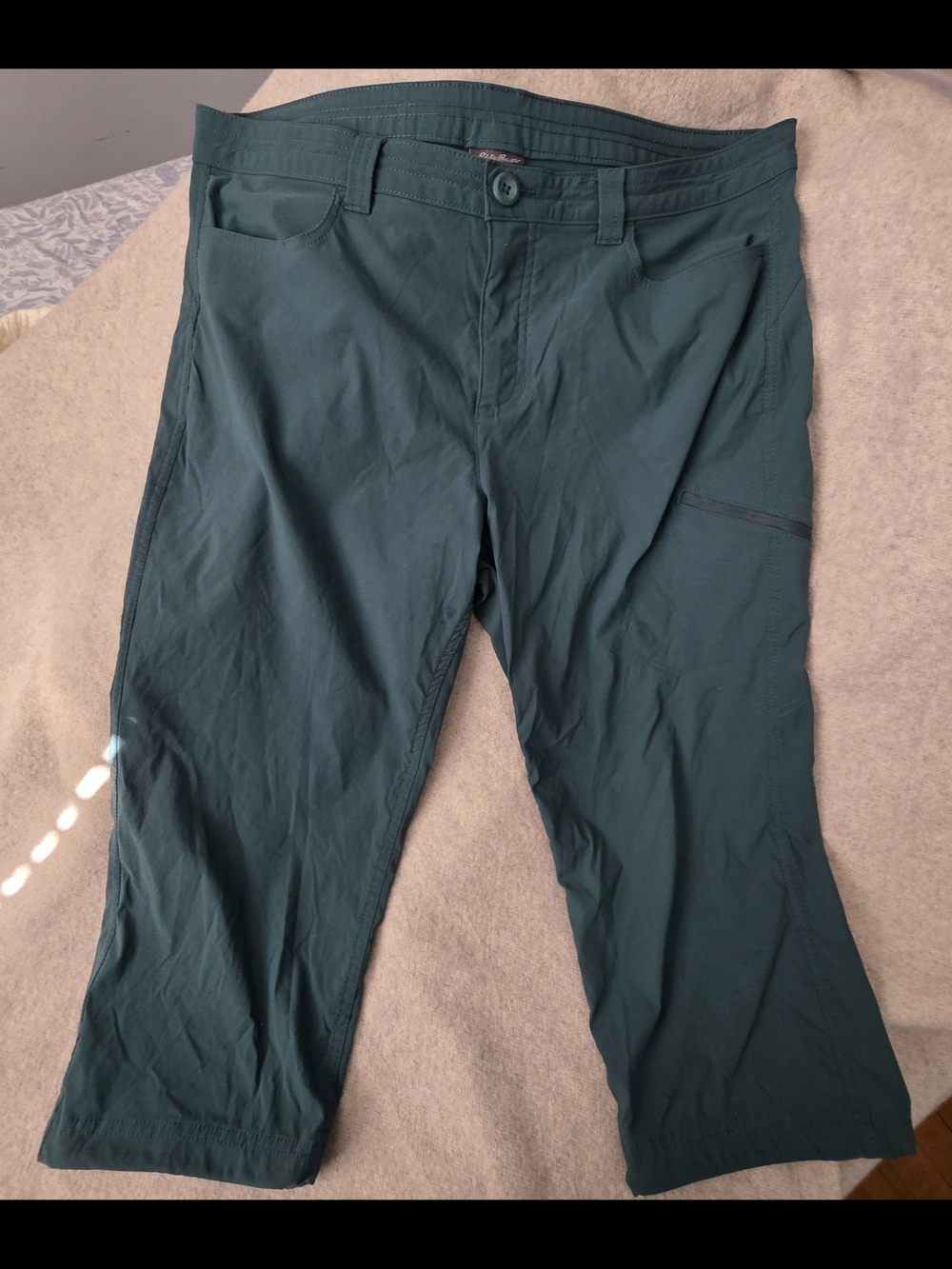 Eddie Bauer Women's Teal Capris